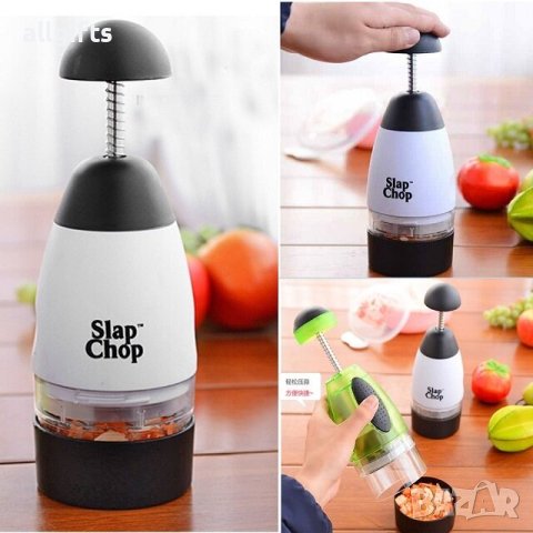 Кухненски чопър за зеленчуци Slap Chop, снимка 5 - Аксесоари за кухня - 41453509