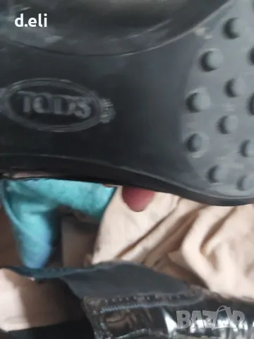 Два вида боти. TOD'S Original Size 38-39 100% Кожа Страхотни боти, снимка 5 - Дамски боти - 48393491