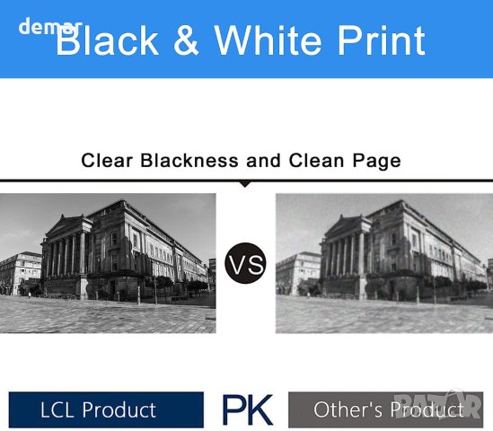 LCL съвместима касета с мастило LC-3213 LC3213 LC-3213BK (4 бр черно), снимка 6 - Консумативи за принтери - 42205590