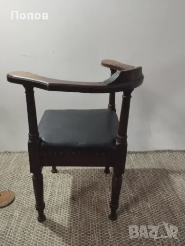 Античен офис стол, снимка 6 - Столове - 48485986