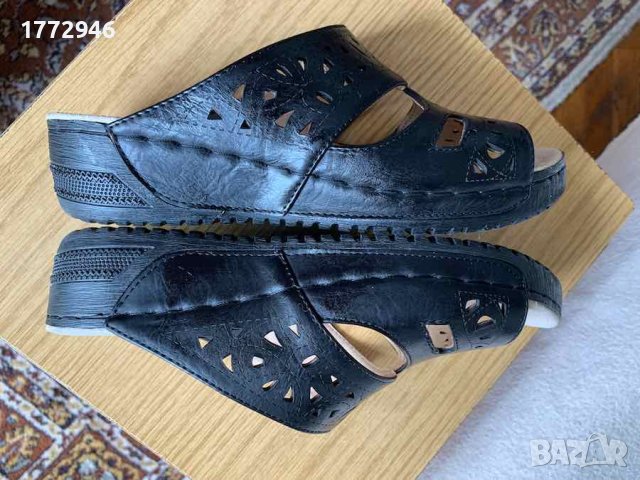 ПРОМО Чехли, сандали със стелки естествена кожа, почти нови, снимка 6 - Дамски ежедневни обувки - 41261515