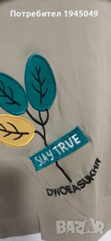 Дамска блуза Л размер - памук, снимка 2 - Тениски - 50849742