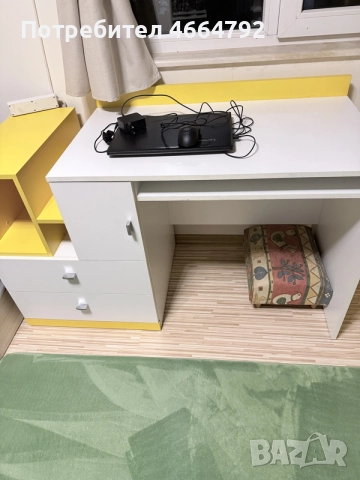 продавам комплект бюро и скрин , снимка 2 - Скринове - 56293809