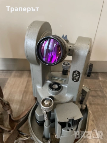 Стар руски теодолит, снимка 7 - Антикварни и старинни предмети - 53717386