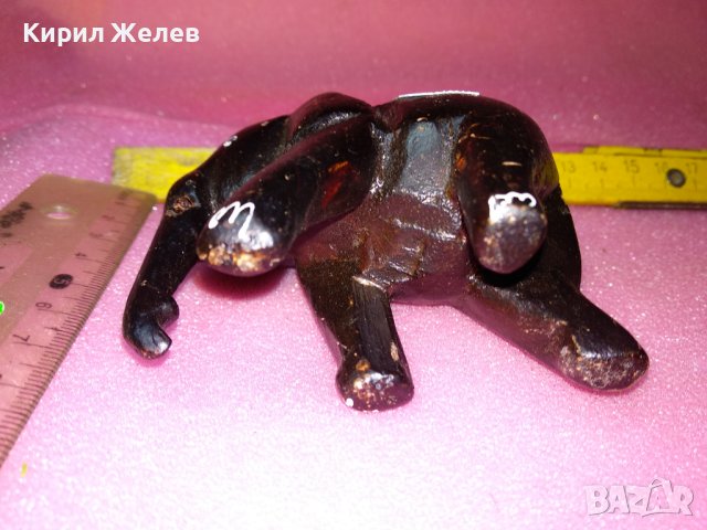 ДЪРВЕНА КОЛЕКЦИОНЕРСКА ФИГУРКА СЛОНЧЕ РЪЧНА ИЗРАБОТКА с ОРНАМЕНТИРАН МЕТАЛЕН ОБКОВ 42910, снимка 13 - Статуетки - 44312521