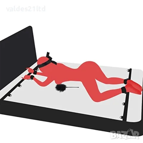 BDSM белезници за легло, снимка 3 - Други спортове - 38401617