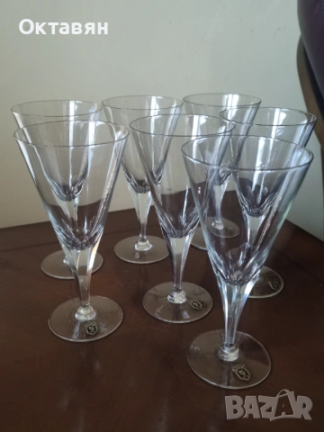 Кристални чаши за вино, снимка 6 - Чаши - 53843594