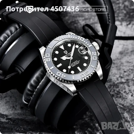 PAGANI DESIGN EXPLORER автоматичен часовник с механизъм SEIKO NH35, стъкло сапфир, водоустойчив, снимка 2 - Мъжки - 51207732