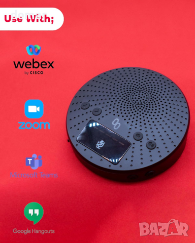 Безжичен конферентен високоговорител Mymanu, Вluetooth и USB-C, снимка 7 - Bluetooth тонколони - 44657645