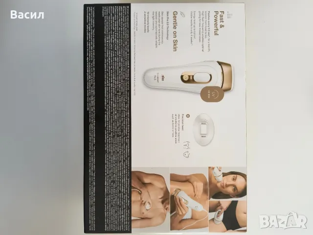 Фотоепилатор Braun Silk Expert PRO 5 Нов 400 000 импулса с Чантичка, снимка 2 - Епилатори - 48015219