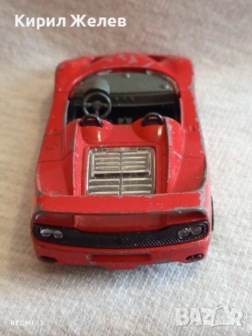 Метална количка FERRARI F50 Made in Italy за КОЛЕКЦИЯ ДЕКОРАЦИЯ 47210, снимка 5 - Колекции - 53559616