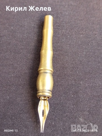 Бронзов държач за перо с метален писец за КОЛЕКЦИЯ 17544