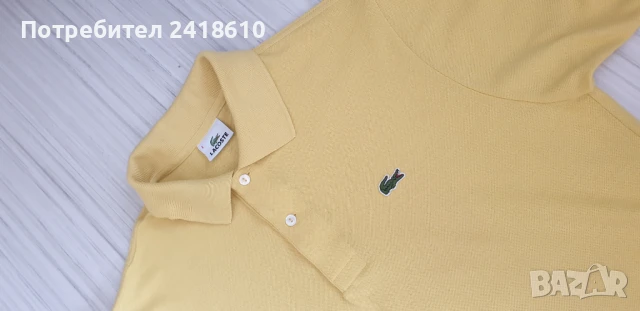 Lacoste Pique Cotton Classic Fit Mens Size 4 - M НОВО! ОРИГИНАЛ! Мъжка Тениска!