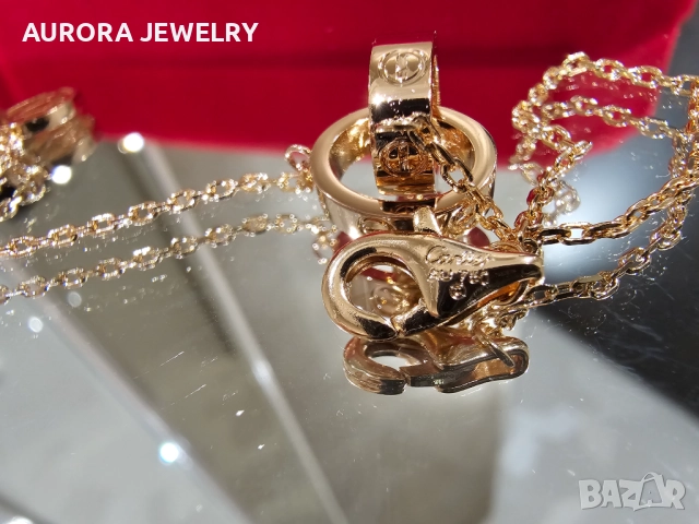 CARTIER Love Rose Gold Chain Мъжка / Дамска Гривна, снимка 9 - Гривни - 52905244