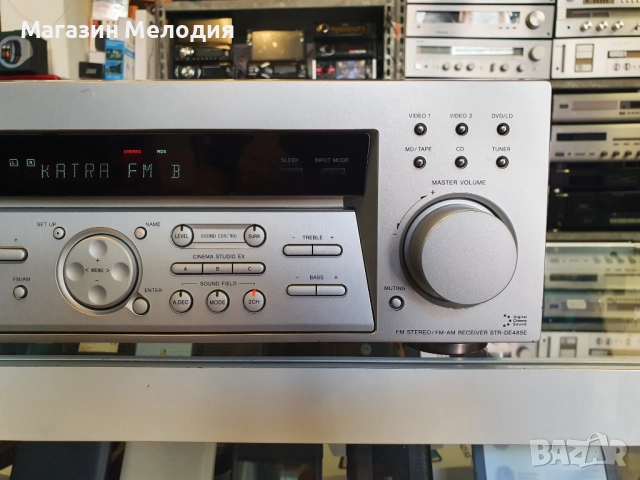 Ресийвър Sony STR-DE485 В отлично техническо състояние, много добър външен вид., снимка 5 - Ресийвъри, усилватели, смесителни пултове - 51747198