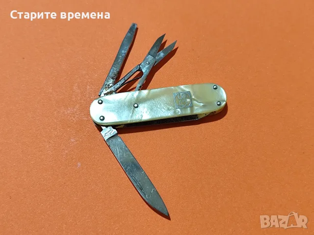 Стара  Джобна Ножка Чирени Седеф, снимка 7 - Колекции - 56180241