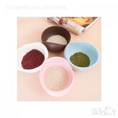 18182 Пластмасов гевгир за ориз, снимка 7 - Други - 35738234