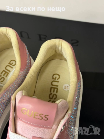 Guess Дамски Маратонки С Кристали👟Дамски Спортни Обувки С Камъни Гес - Различни Цветове Код SK950, снимка 3 - Маратонки - 53729941