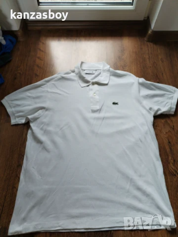 LACOSTE CLASSIC FIT - страхотна мъжка тениска ХЛ КАТО НОВА, снимка 6 - Тениски - 50448765