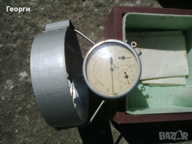 Механичен анемометър/ветромер АСО-3,диапазон 0,3 - 5 м/с, сделано в СССР , снимка 5 - Други инструменти - 39712585