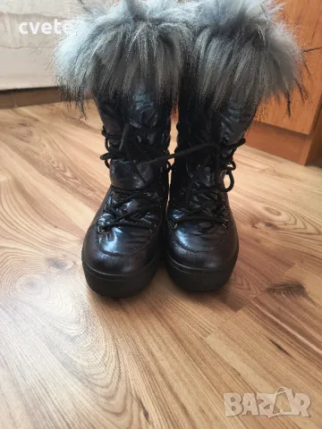 Апрески на платформа с пух, снимка 2 - Дамски апрески - 48849286