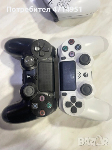 Оригинален джойстик за Ps 4 Pro бял и черен!