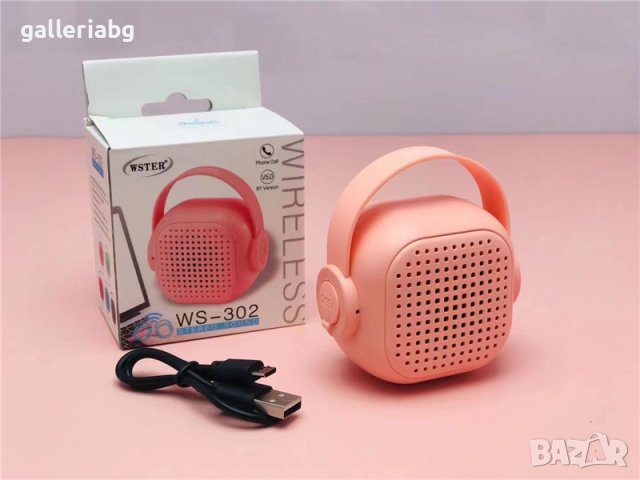 Малка тонколона WS-302 безжичен мини TWS високоговорител, снимка 4 - Тонколони - 41883441