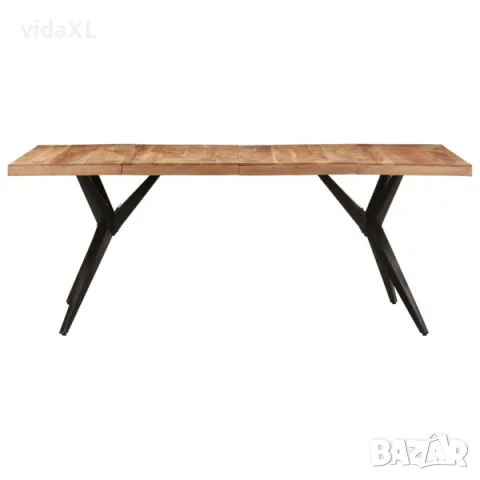 vidaXL Трапезна маса, 200x90x76 см, акациево дърво масив（SKU: 323571）, снимка 2 - Маси - 56145905