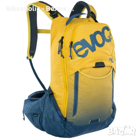 Раница EVOC Protective Trail Pro 16 S/M Жълто/Зелено
