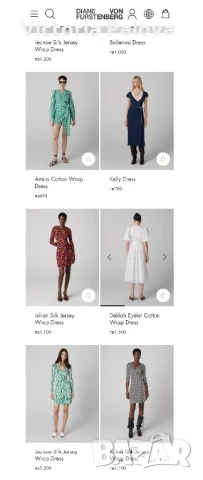 Лукс рокля DIANE VON FURSTENBERG коприна, снимка 11 - Рокли - 51270124