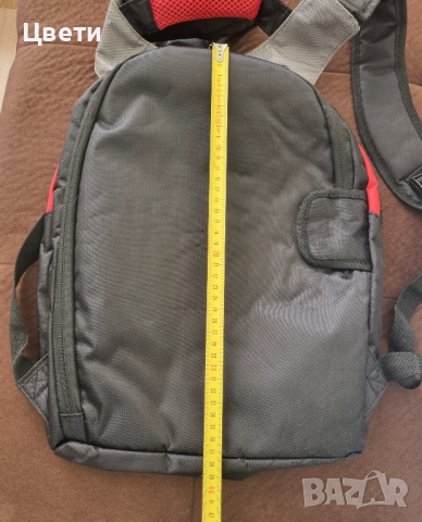 Нова раница в червено и черно, снимка 6 - Раници - 44213439