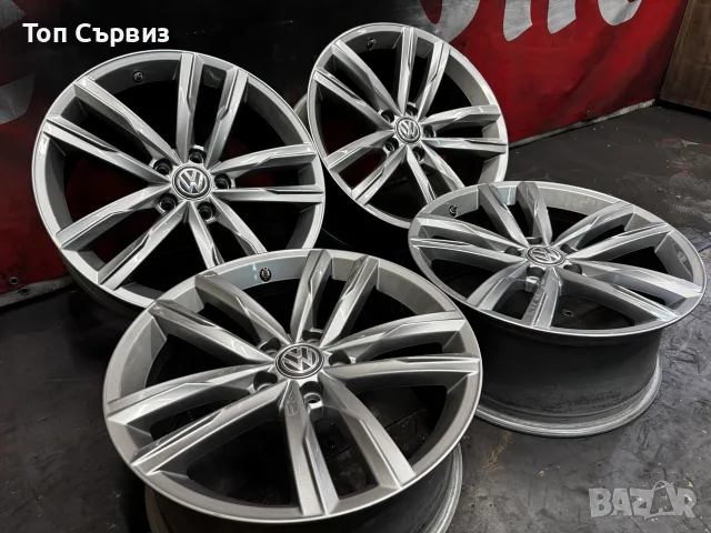 Оригинални алуминиеви джанти за Фолксваген (Volkswagen), 18 цола, 5х112, снимка 3 - Гуми и джанти - 55805775