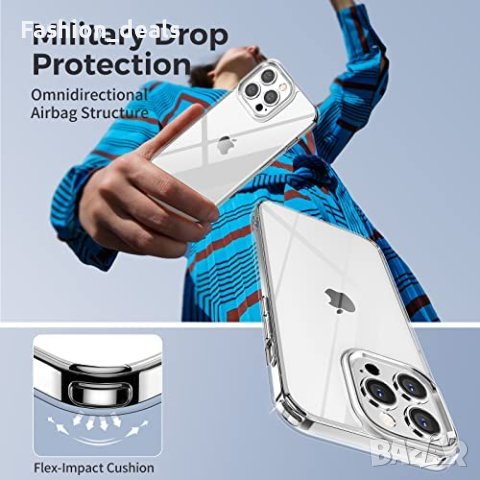 Нов прозрачен силиконов защитен калъф кейс за iPhone 14 Pro 6.1 инча Айфон, снимка 4 - Калъфи, кейсове - 40428797