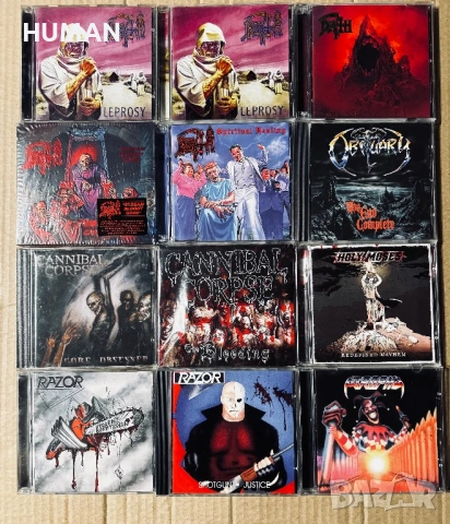 Death - Cannibal - Razor - Atrophy - Holy Moses