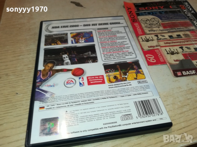 SONY PS2 GAME NBA LIVE 2002 2611250836, снимка 8 - Игри за PlayStation - 52544479