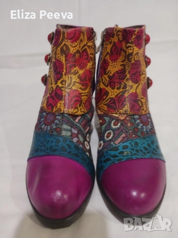 Боти дамски, снимка 3 - Дамски обувки на ток - 52146358