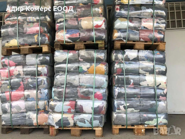 Памучни парцали на едро – чист памук/финно трико, нарязани 40×40 см, пакет 10 кг, снимка 2 - Други машини и части - 53846104