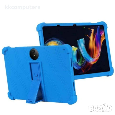 Защитен Силиконов Калъф за TCL Nxtpaper 11 Plus 11.5" - Ударозащитен, Сгъваема Стойка, 3 Ъгъла, Вкл.