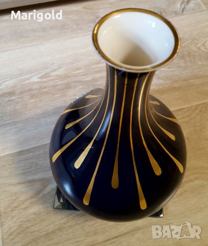 Изящна ваза -Баварски порцелан, снимка 3 - Вази - 40467165