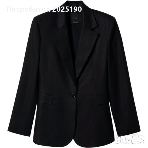 Дамско черно сако Н&М 