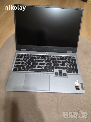 Лаптоп Lenovo LOQ 15AHP9, AMD Ryzen 7 8845HS, NVIDIA RTX 4050 6GB, снимка 5 - Лаптопи за игри - 52630608