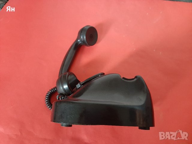 Български Стар Ретро Бакелитов Телефон от 1961г , снимка 3 - Антикварни и старинни предмети - 41446800