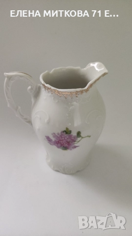 Една прекрасна барокова порцеланова каничка/латиера, снимка 11 - Антикварни и старинни предмети - 52564903