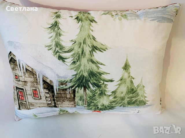 Коледни възглавнички, снимка 10 - Декорация за дома - 52668439