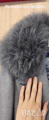 Палто от вълна и кашмир, снимка 11 - Палта, манта - 53339425