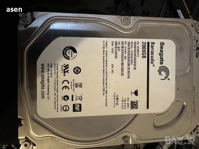  продавам Твърд диск 2TB Seagate Barracuda, снимка 1 - Твърди дискове - 39644587