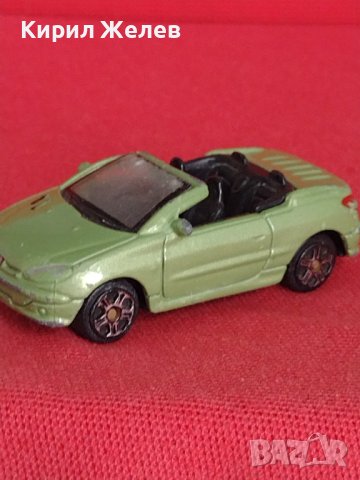 Метална количка PEUGEOT 206 кабриолет интересен модел за КОЛЕКЦИЯ ДЕКОРАЦИЯ 37576, снимка 4 - Колекции - 40704948