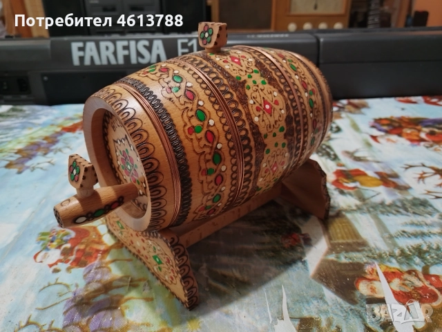 Дървено буренце, снимка 3 - Антикварни и старинни предмети - 52514932