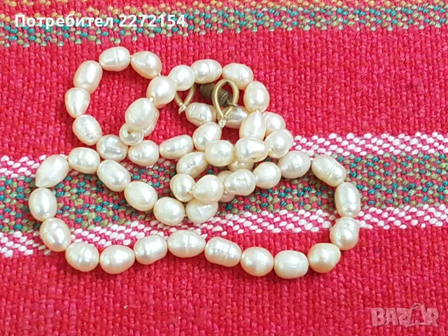 Колие от перли, снимка 3 - Колиета, медальони, синджири - 48665954