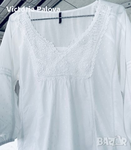 Въздушна бяла блуза SOYACONCEPT Дания, снимка 12 - Корсети, бюстиета, топове - 41427139